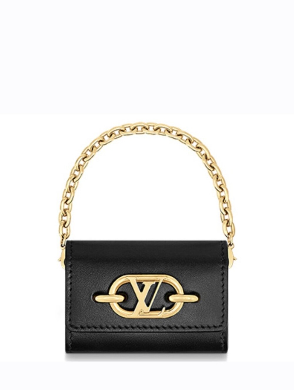 BNIB! RARE! Louis Vuitton LV Link Earphone Air Pod Case Holder Leather BAG CHARM